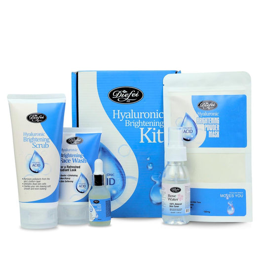 5 In 1 Diefei 3D Hyaluronic Acid Brightening & Hydrating Facial Kit