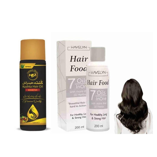 2 in 1 Hair Care Deal - Nourishing Hair Oil & Food Oil Combo (320ml)
