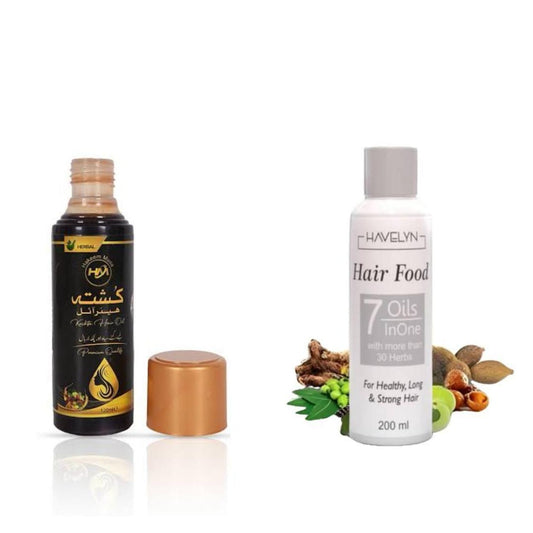 2 in 1 Hair Care Deal - Nourishing Hair Oil & Food Oil Combo (320ml)